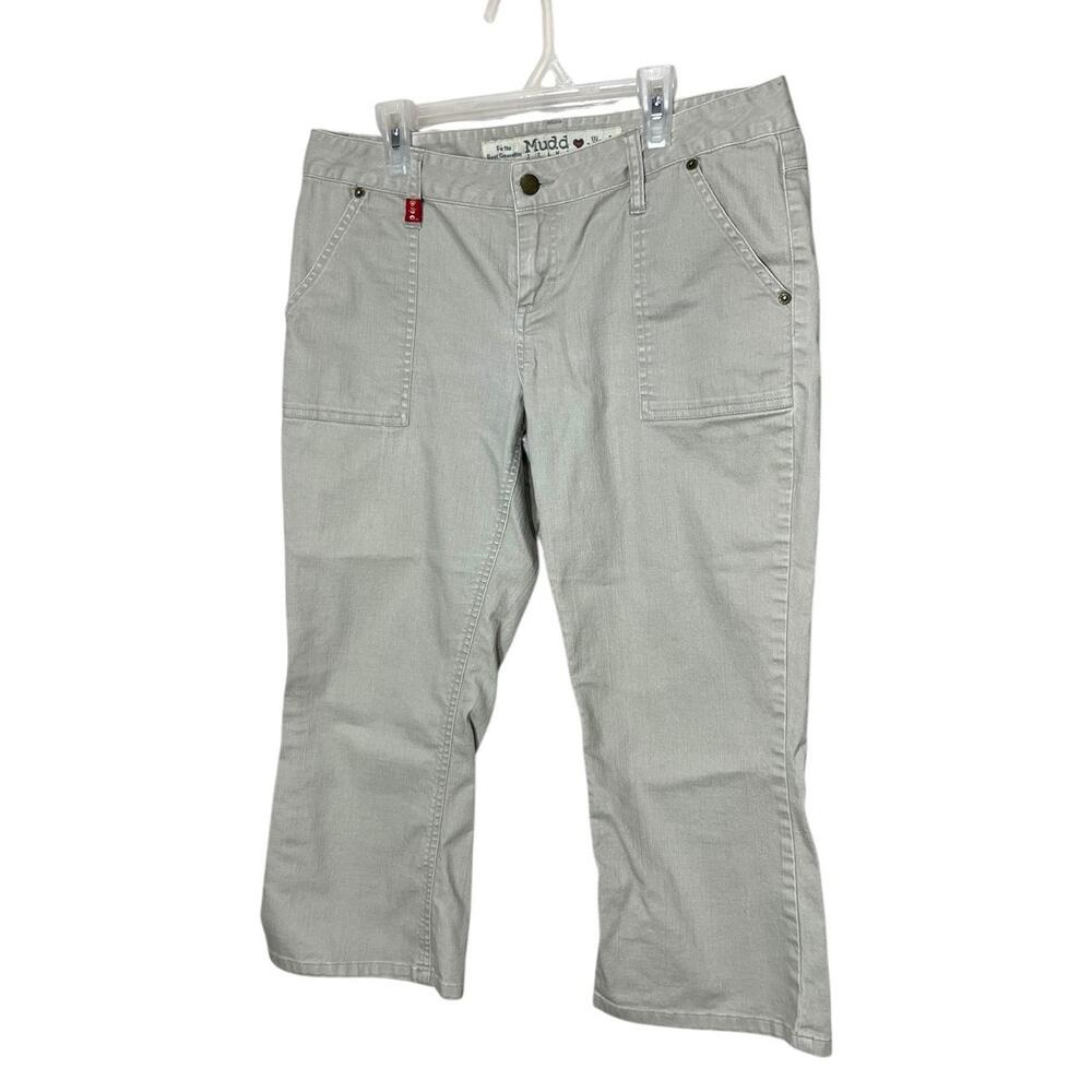 Mudd Y2K‎ Low Rise Khaki Capris Pants Size 11